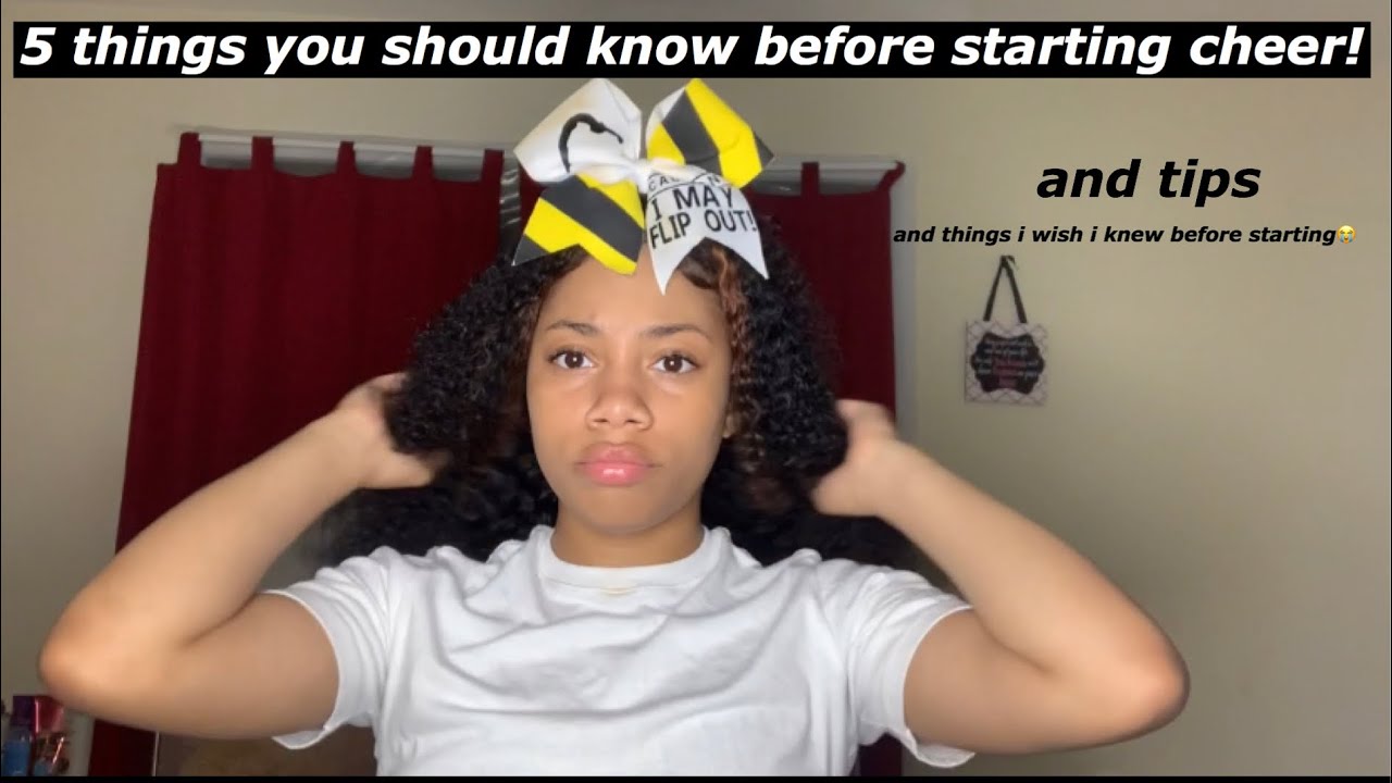 5 THINGS YOU SHOULD KNOW BEFORE STARTING CHEER🎀 !