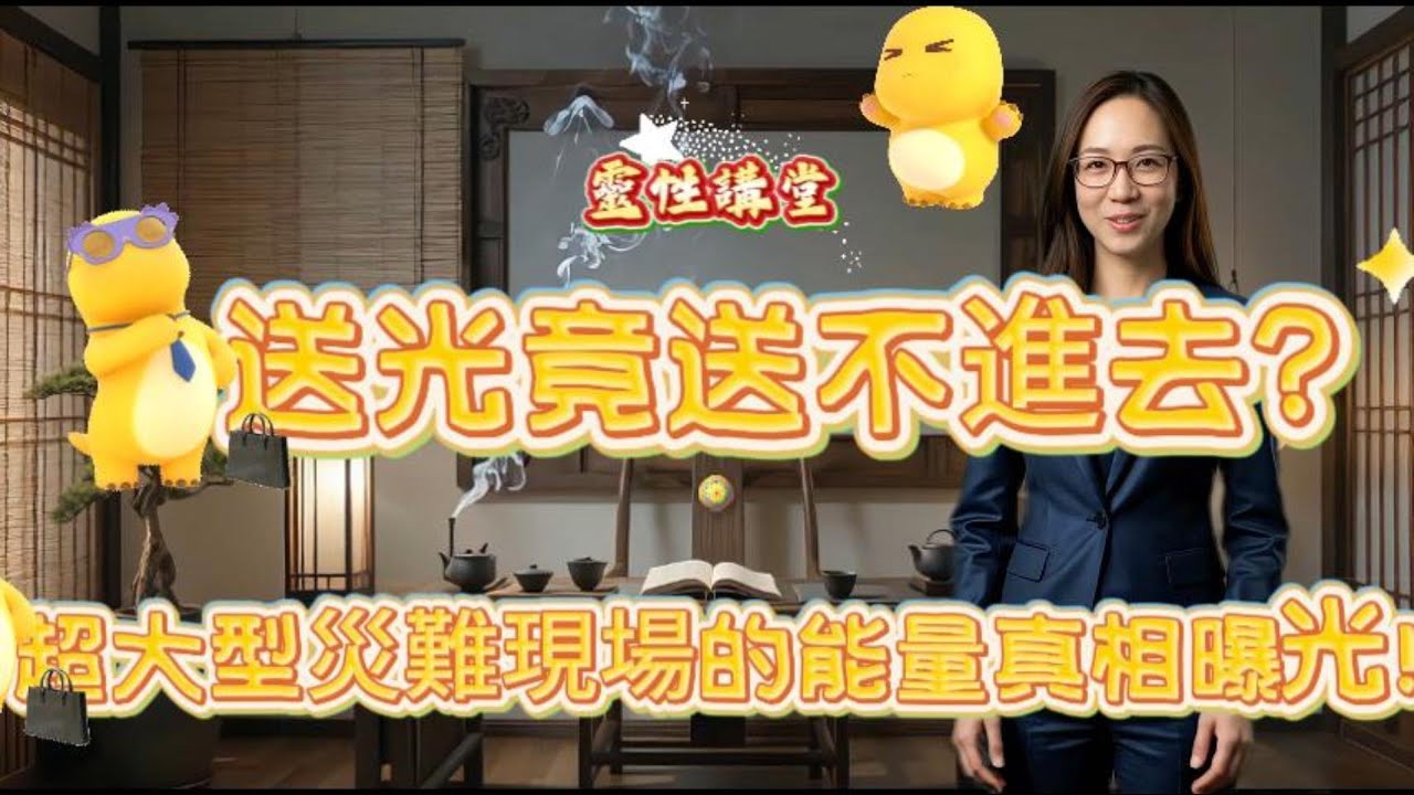 震撼！光竟然送不進去？！大型災難現場的真相曝光！#靈修 #god #送光卡住