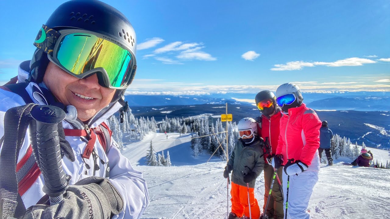 Family Vacation to Sun Peaks Ski Resort, spring break 2022