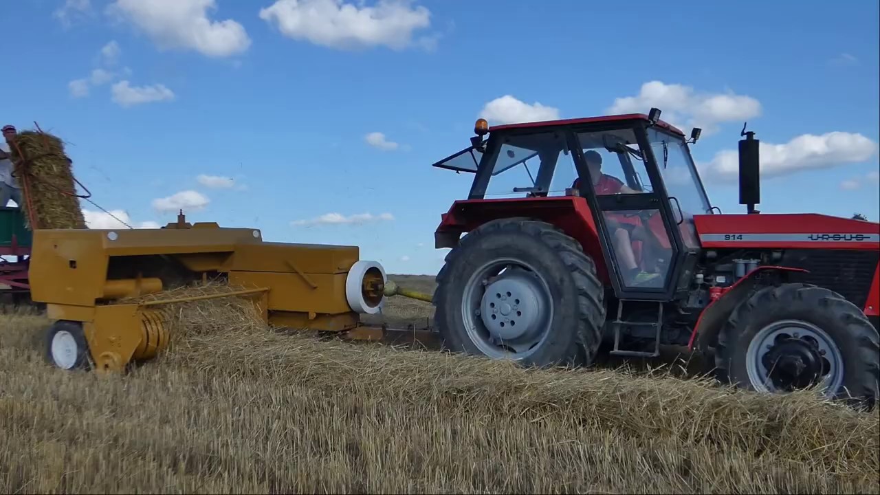 Prasowanie Słomy 2019/Ursus 914/Sipma z244/autosan