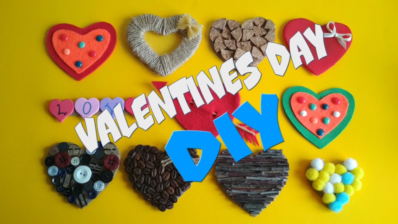 10 DIY Hearts for Valentine's Day Simple Gift Ideas