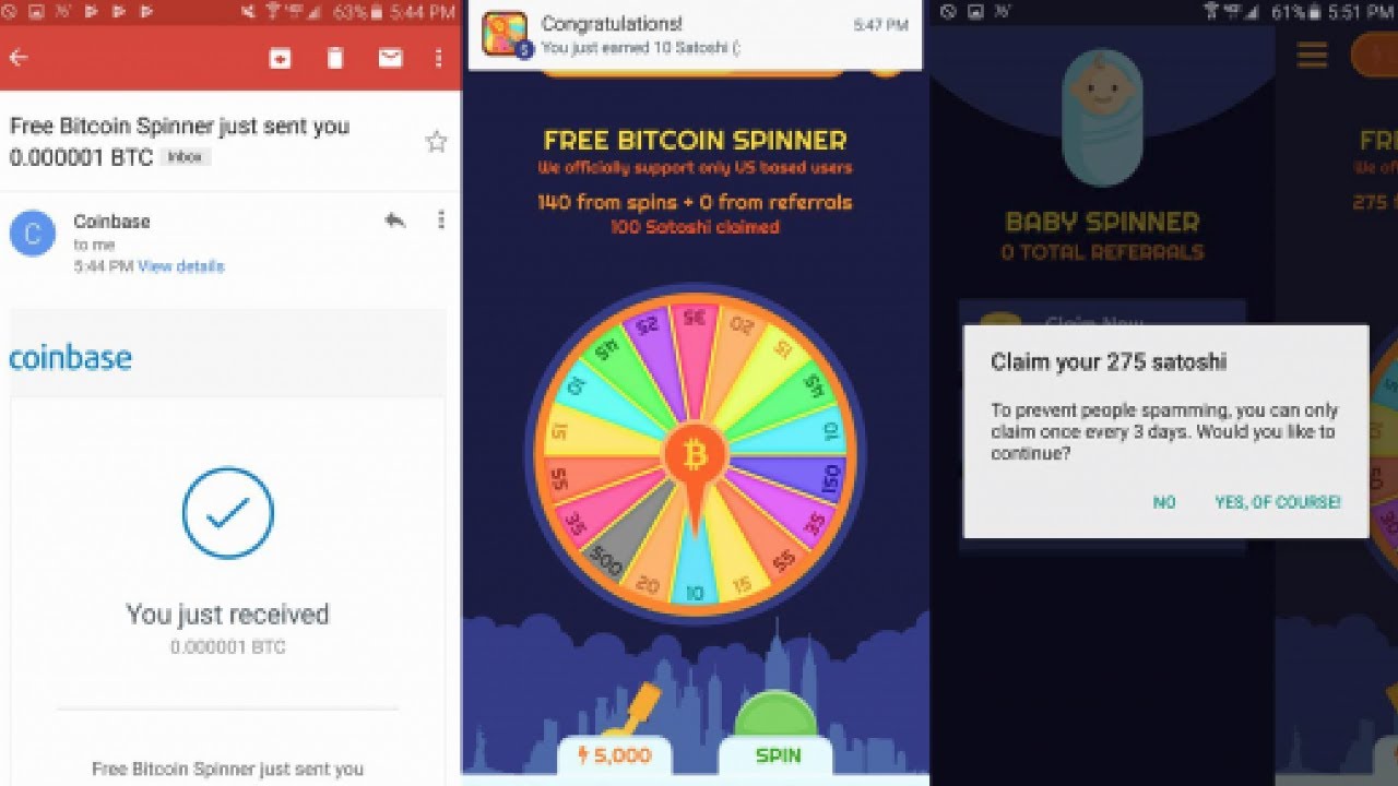 Free Bitcoin Spinner Stream - Free Satoshi - Free Satoshi Every 1 Minute Earn