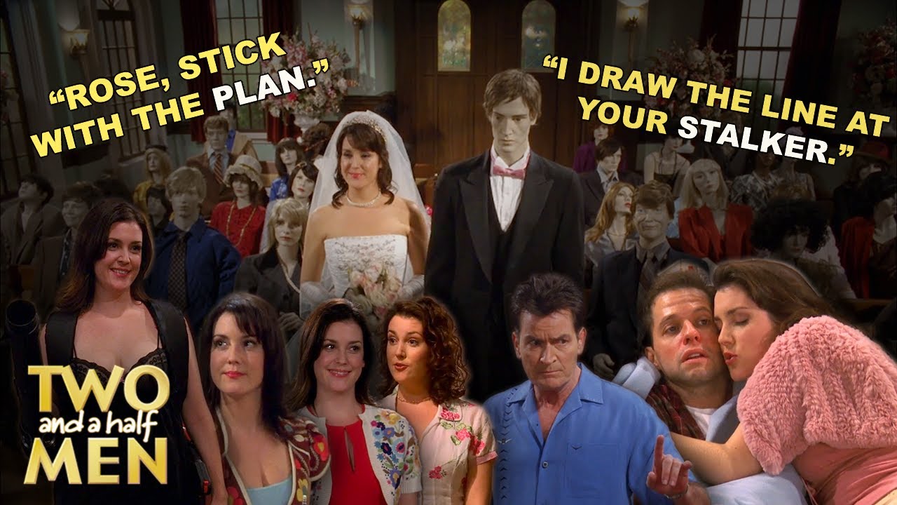 Supercut: Rose Is a No Good Stalker | Two and a Half Men