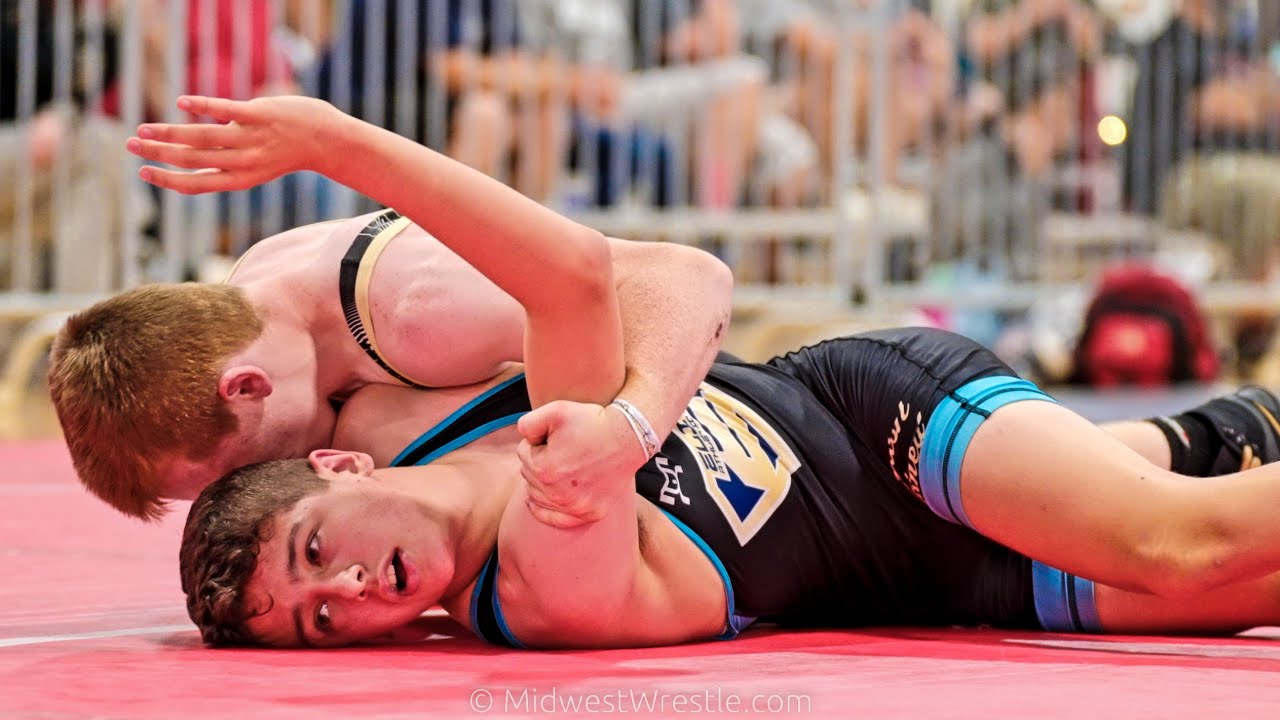 140 – Drew Shaffer {G} Elite Athletic Club IN vs. Owen Sefford {R} of Team Gotcha Red IL
