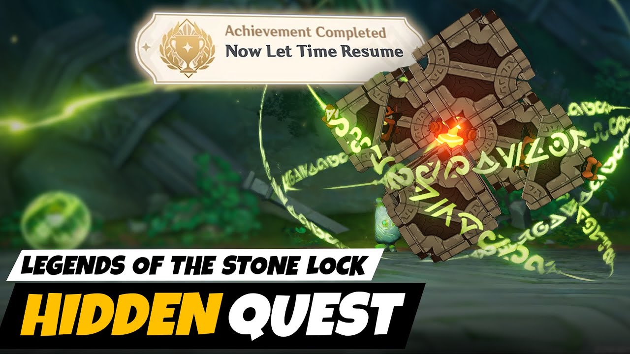 Sumeru Hidden World Quest : Legends of the Stone Lock | All 16 Stone Lock Locations | Genshin Impact