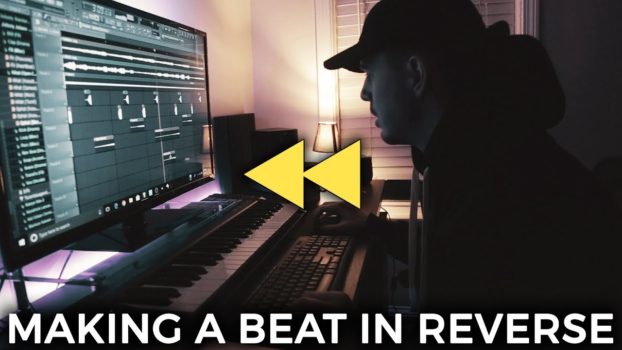MAKING A BEAT IN REVERSE! How to make a Beat fl studio