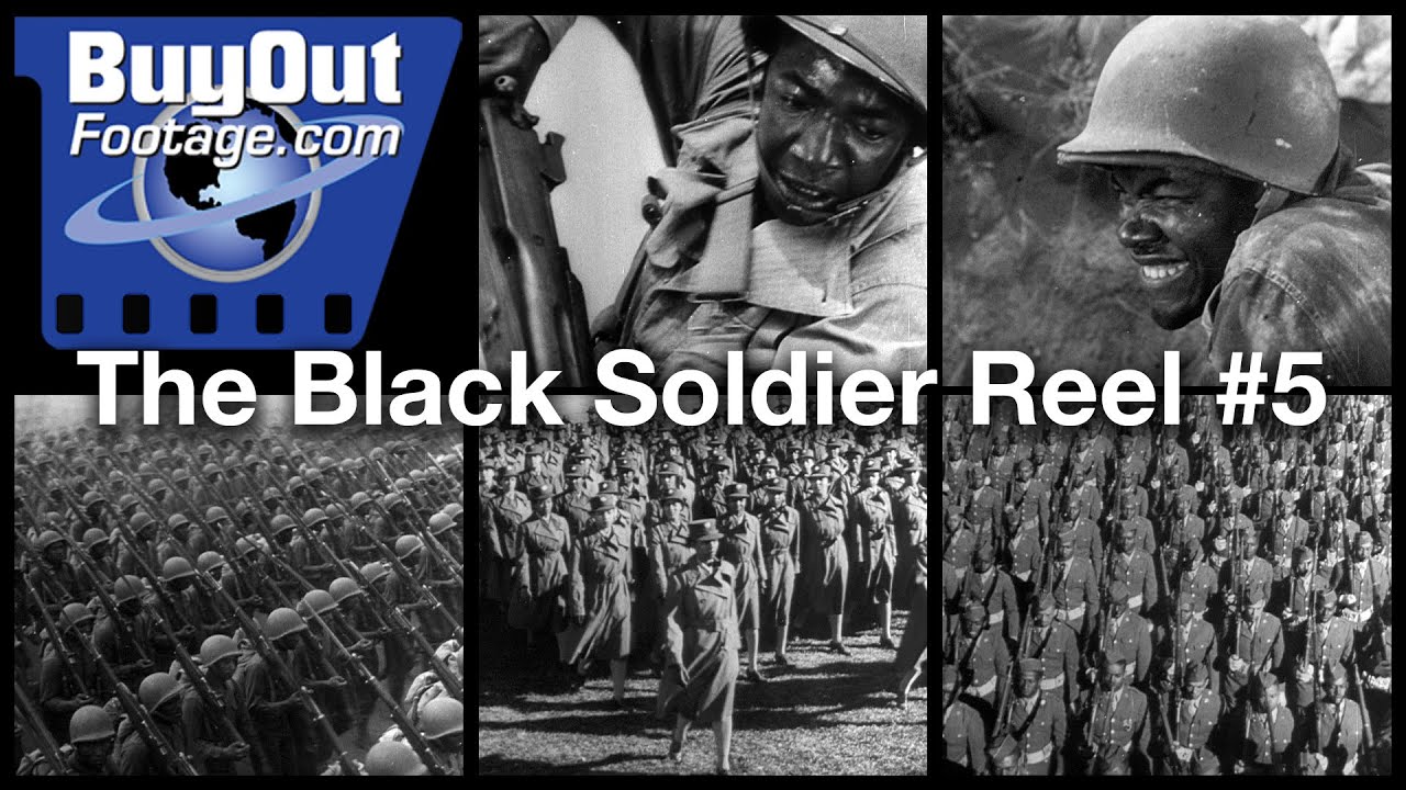 The Black Soldier Reel #5 - 1944 Historic HD Stock Footage