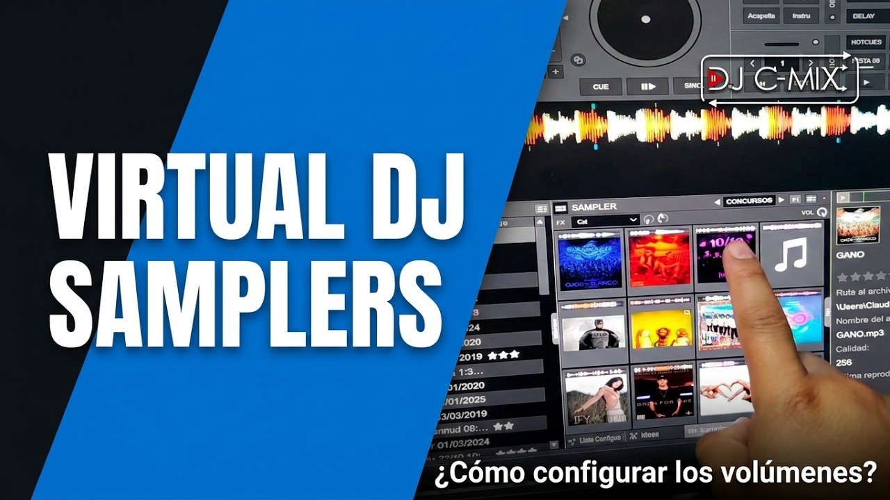 Como configurar el uso de los volúmenes de Samplers en virtual dj 2025