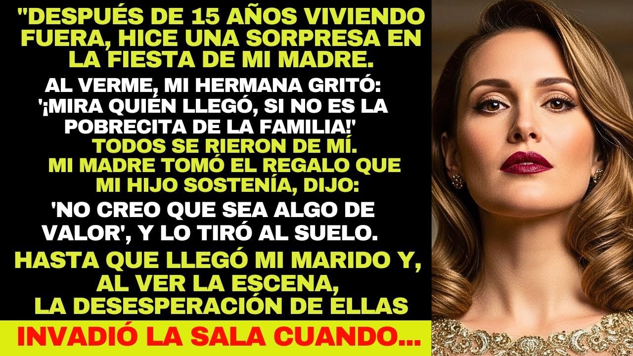 ¡ESTO NO TIENE VALOR!, dijo mi madre arrojando el regalo al suelo.No dije nada, hasta que llegó…