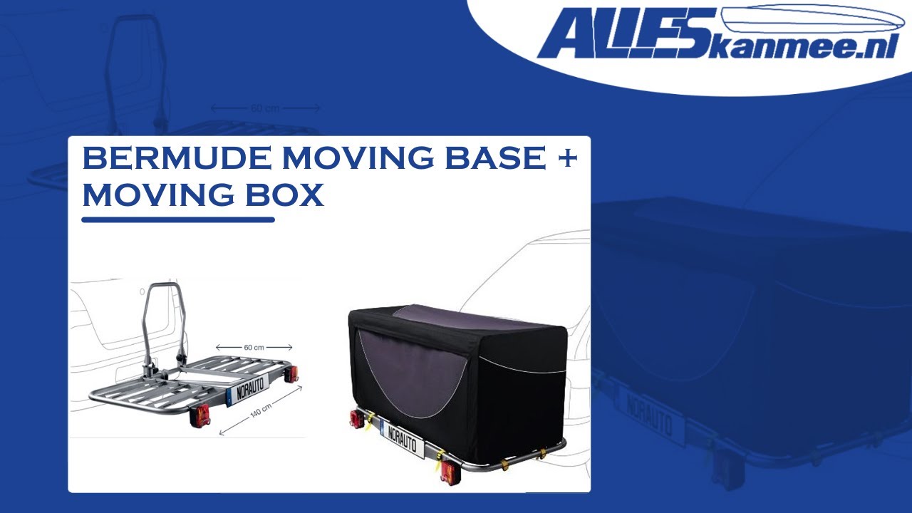 Bermude Moving base + Moving box - Trekhaakbagagebox | Alleskanmee.nl