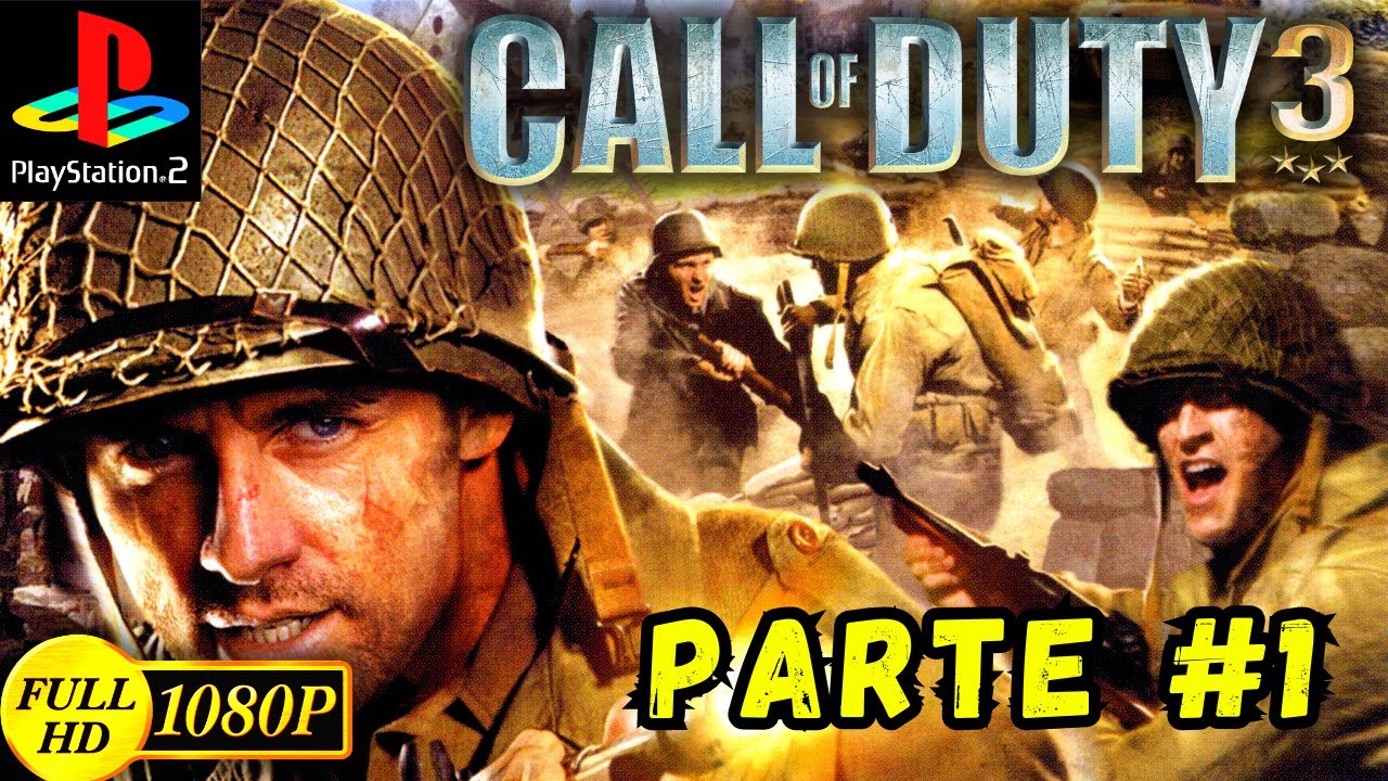 Call of Duty 3 PS2 | Gameplay  PARTE 1 | Sem Comentário - Cidade Saint-Lô | Primeiro Capítulo