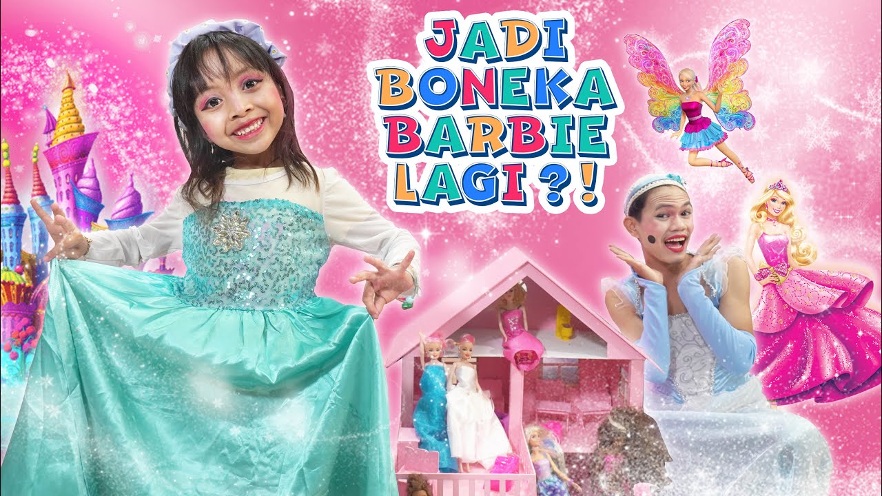 LEIKA MIRIP BONEKA BARBIE 😍 DRAMA PARODI LEIKA JADI CINDERELLA CANTIK