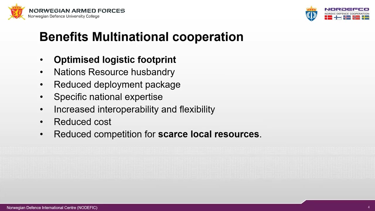NATO 2 08  Multinational Logistic Support