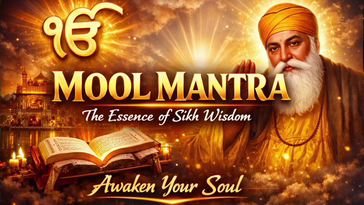 Mool mantar (ਮੂਲ ਮੰਤਰ ਜਾਪ) ਰੂਹ ਨੂੰ ਸਕੂਨ ਦੇਣ ਵਾਲ਼ਾ।।
