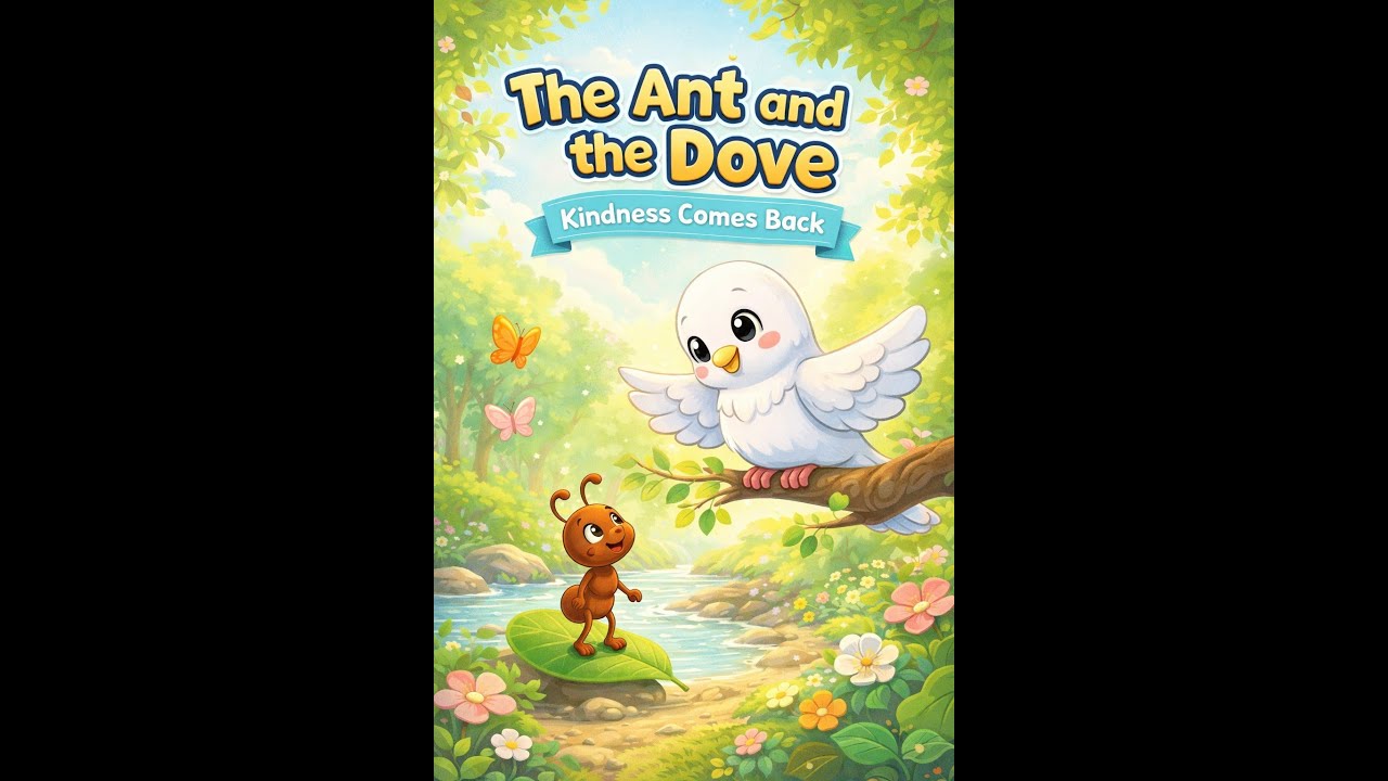 Ant and the Dove: Kindness Comes Back @Grandmas Tales Treasures #bedtimestories #lifelessons