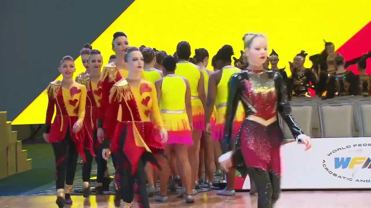 World Cup Astana Rock’n’Roll Formation Women