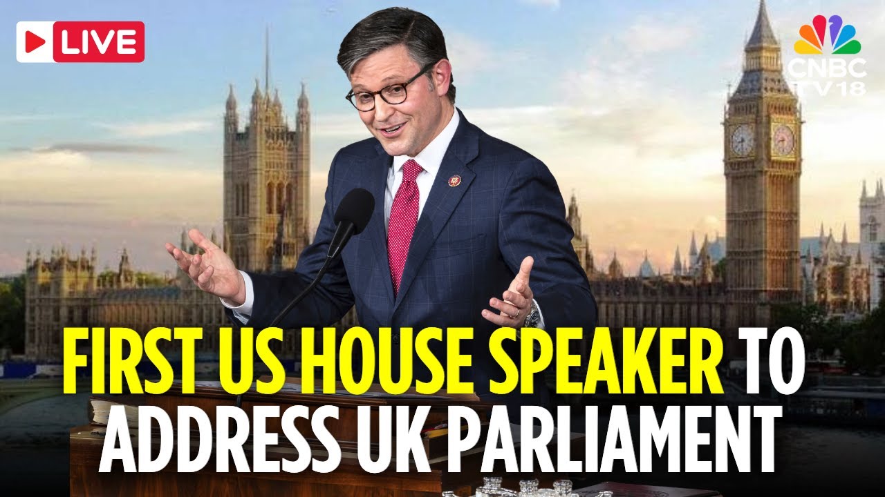 UK LIVE: Mike Johnson First US House Speaker To Address British Parliament | America 250 | N18G