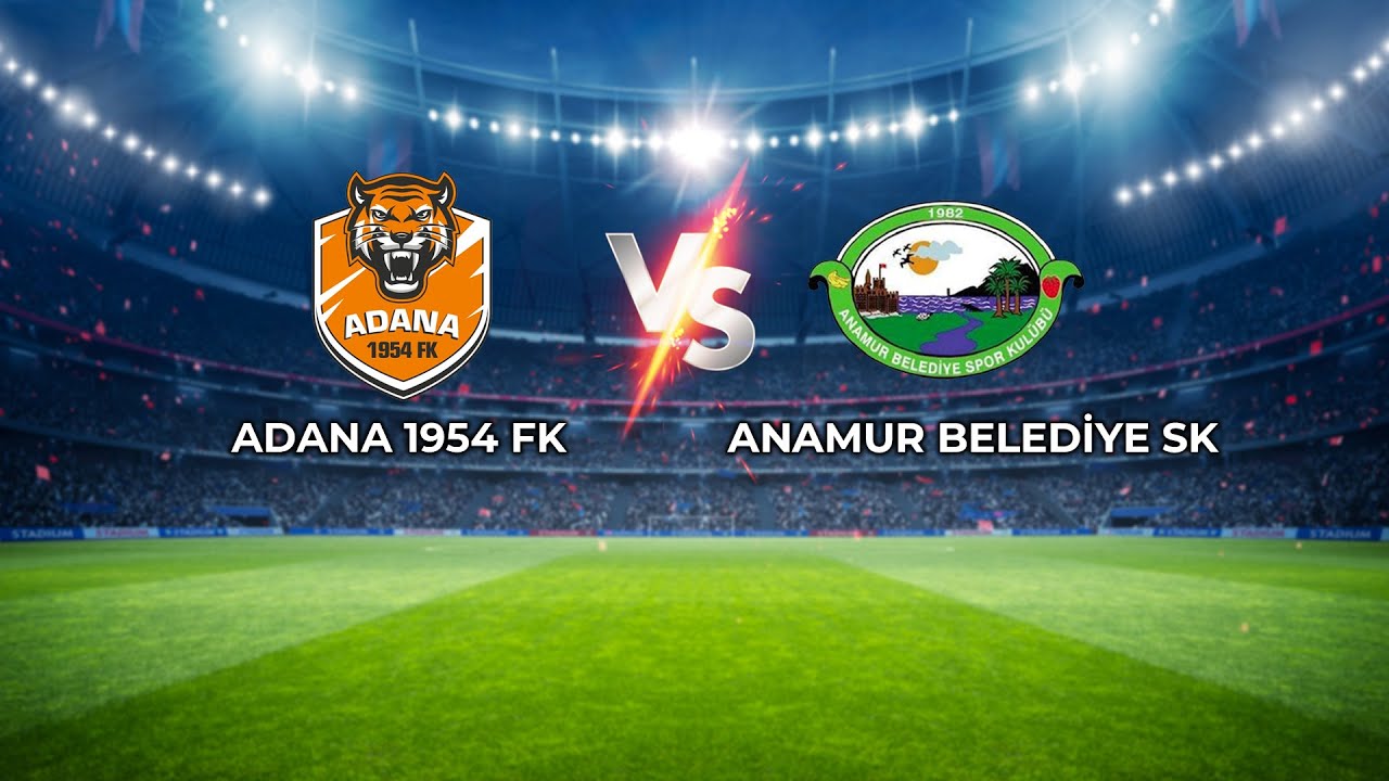 ADANA 1954 FK VS ANAMUR BELEDİYE SK | BÖLGESEL AMATÖR LİG MÜCADELESİ