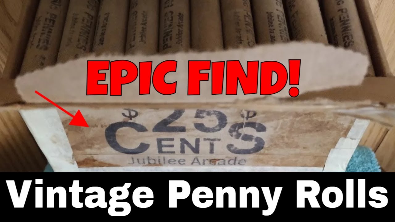 EPIC FIND - Opening Vintage Wheat Penny Rolls from the 1950s - RARE Coins Found