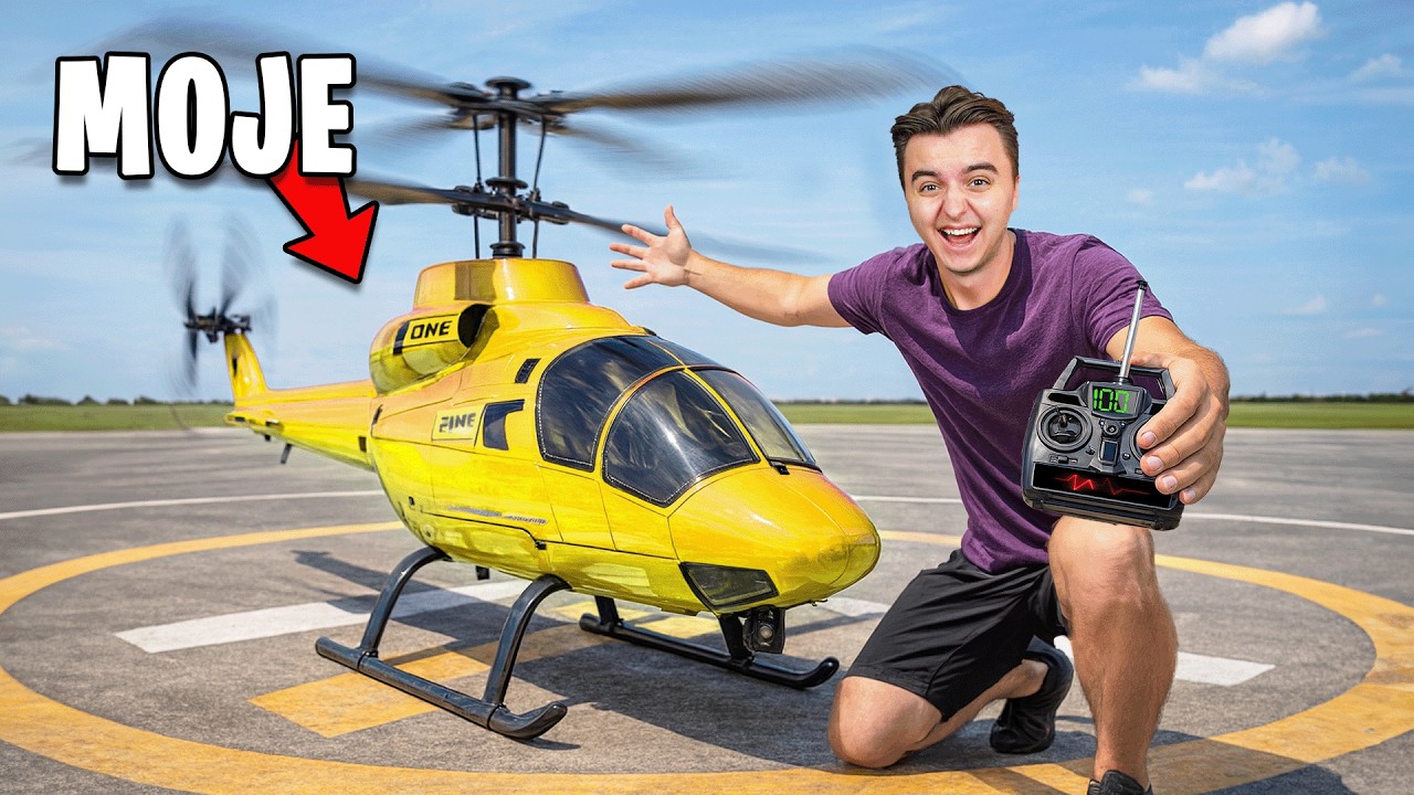 Dokážu se za 10 Hodin Naučit Létat s Helikoptérou?