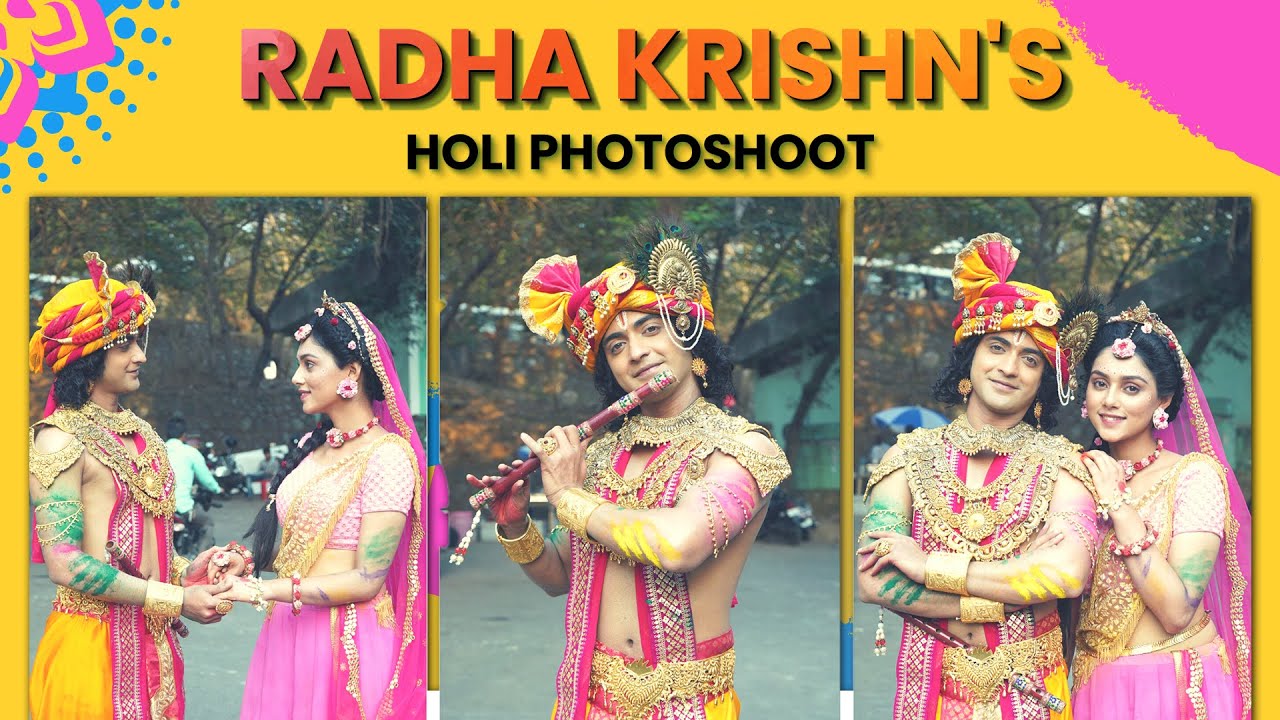 Radha Krishn's Special Holi Celebration Photoshoot