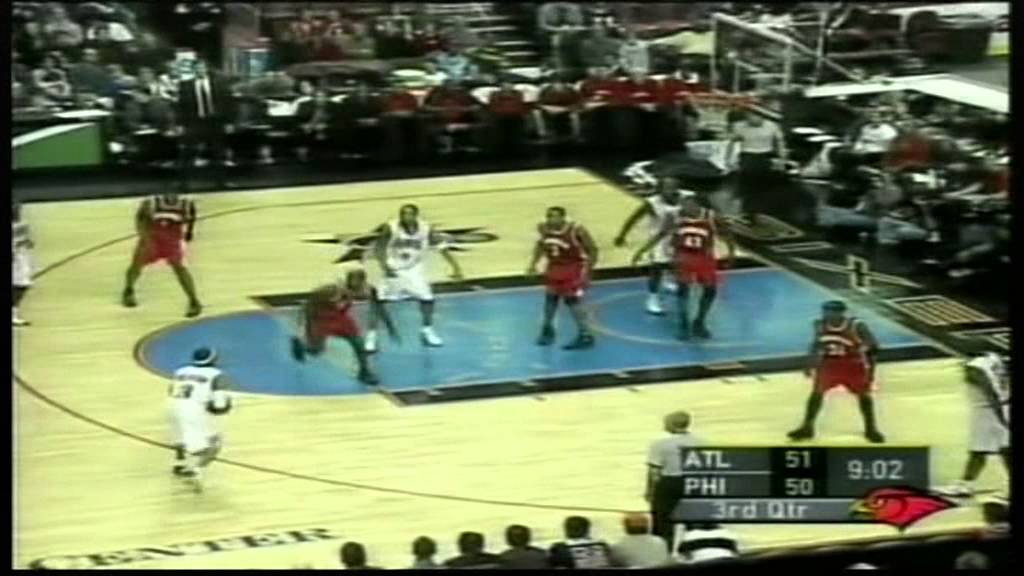 Allen Iverson 50 pts,6 ast, season 03/04 ,76ers vs hawks