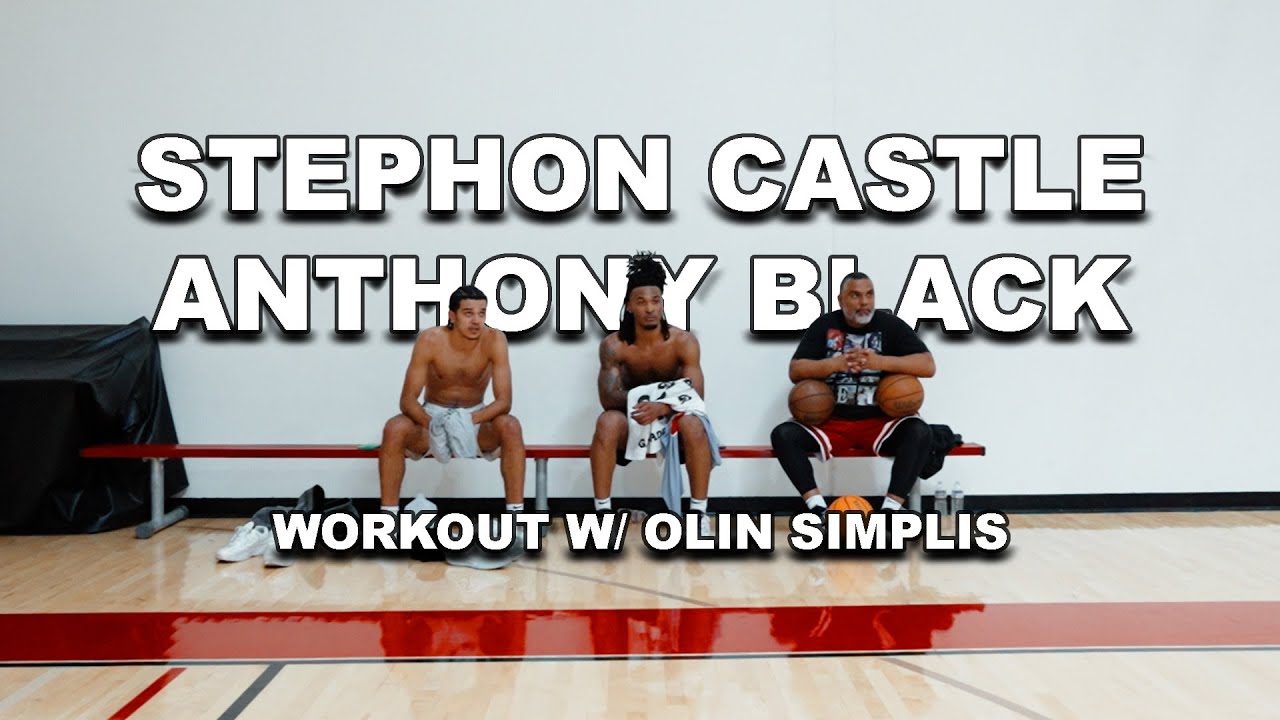 Stephon Castle & Anthony Black Go Through INTENSE NBA Workout with Olin Simplis