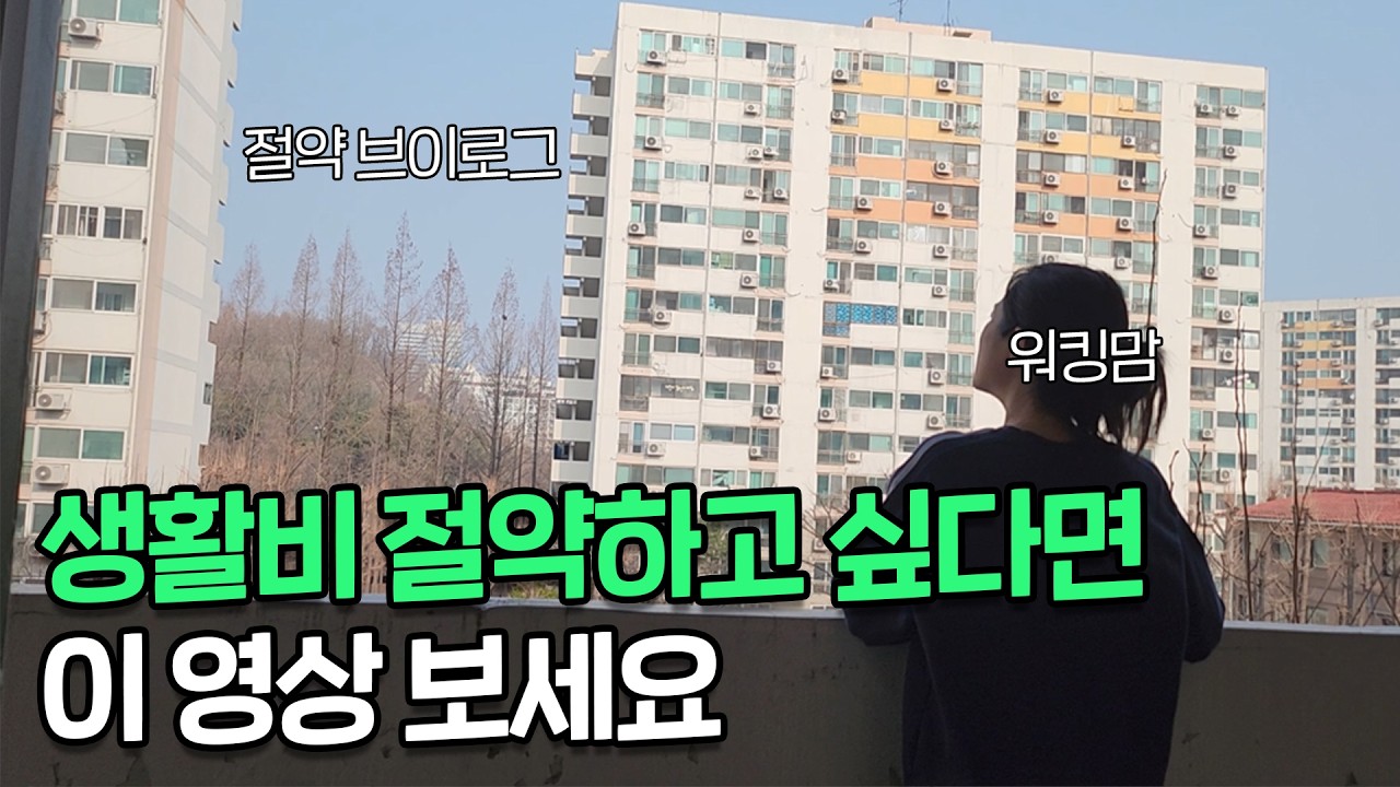 3인가족 생활비 줄이는 현실 절약법ㅣ워킹맘 절약 브이로그(영상 몰아보기)