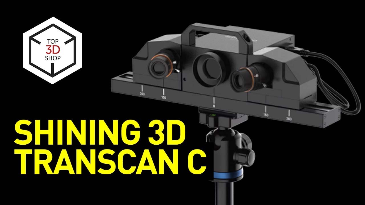 Shining 3D Transcan C Hands-On Overview: Professional High-Resolution 3D Scanner