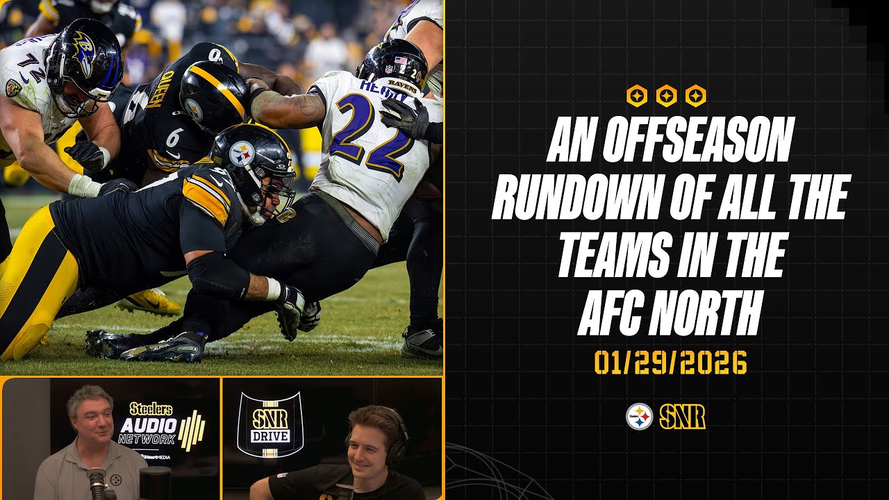 An Offseason Rundown Of All The Teams In The AFC North | SNR Drive (Jan.29) | Pittsburgh Steelers