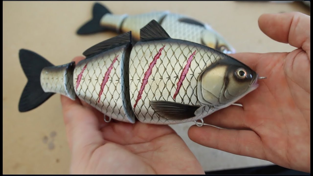 lets make a injured Crucian carp swimbait.