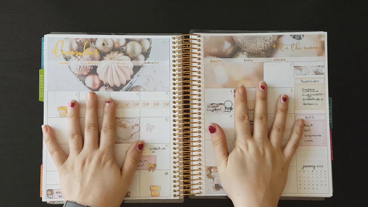 Monthly Plan With Me - December Lookback