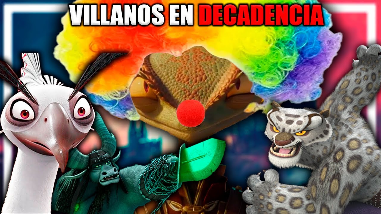 La DECADENCIA de los VILLANOS de Kung Fu Panda