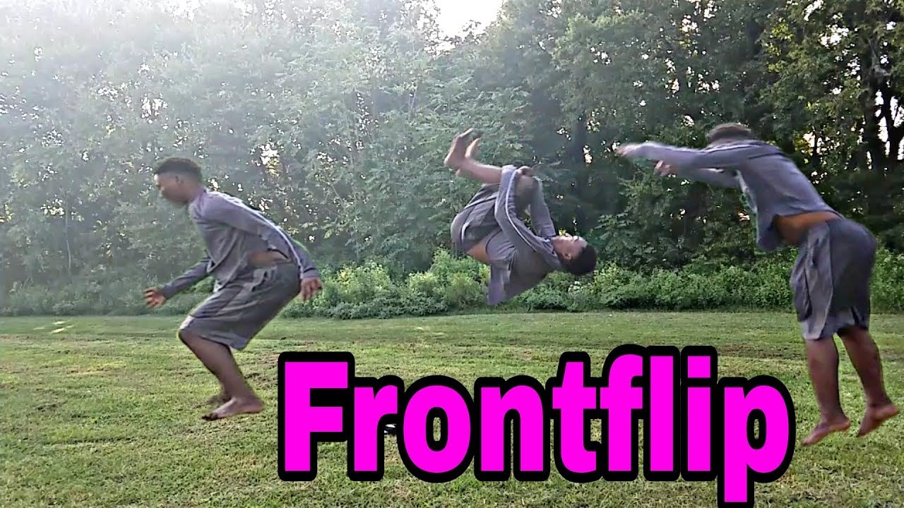 Front Flip On Ground Progression