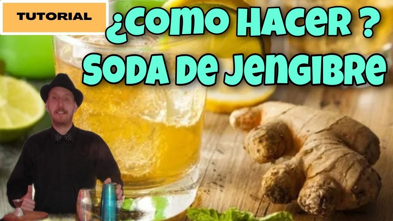 ¿Cómo Hacer Gaseosa de Jengibre?🍶👌🥃