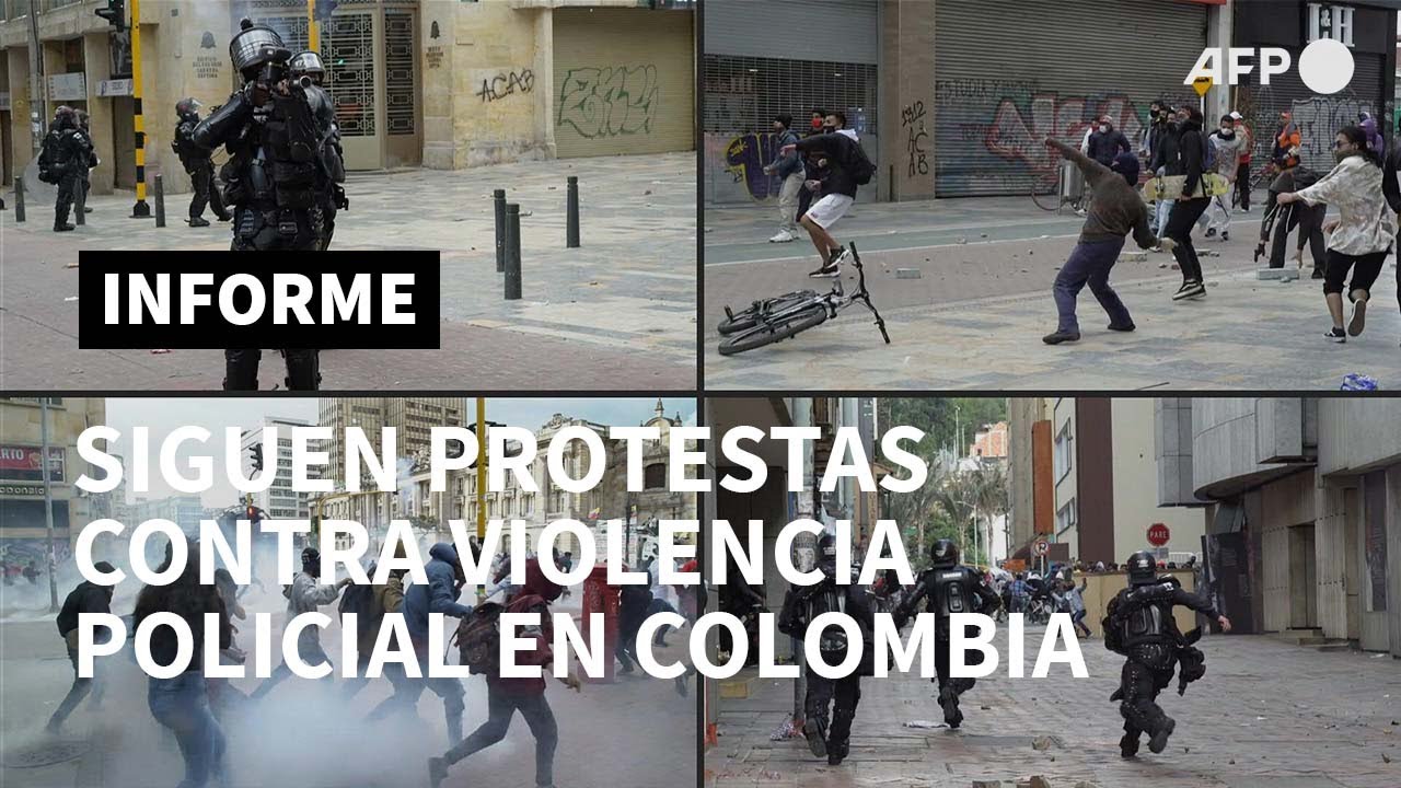 Quinto d&iacute;a de protestas contra la violencia policial en Colombia | AFP
