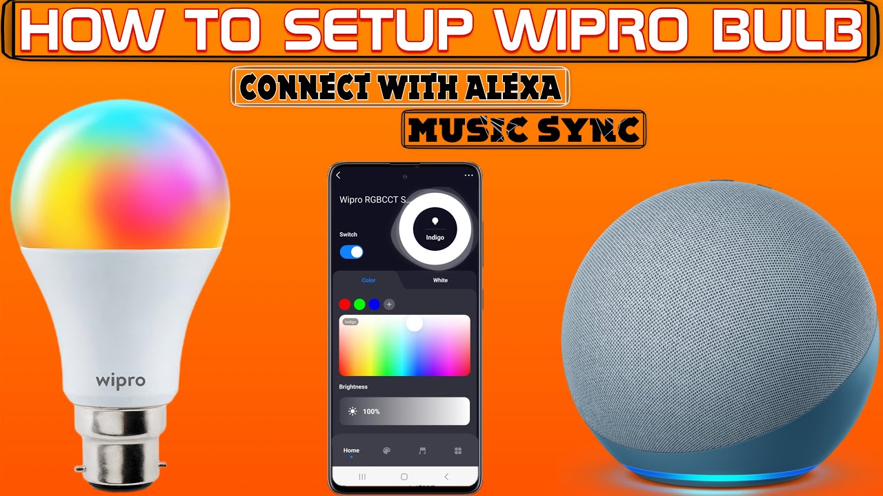 How to setup Wipro smart bulb | Pair Wipro bulb with Alexa | #wipro #echo #alexa #tech #gadgets