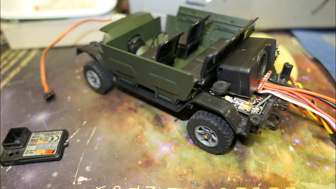 Строю модель УАЗ 469 на Р/У в масштабе 1:24, часть 6