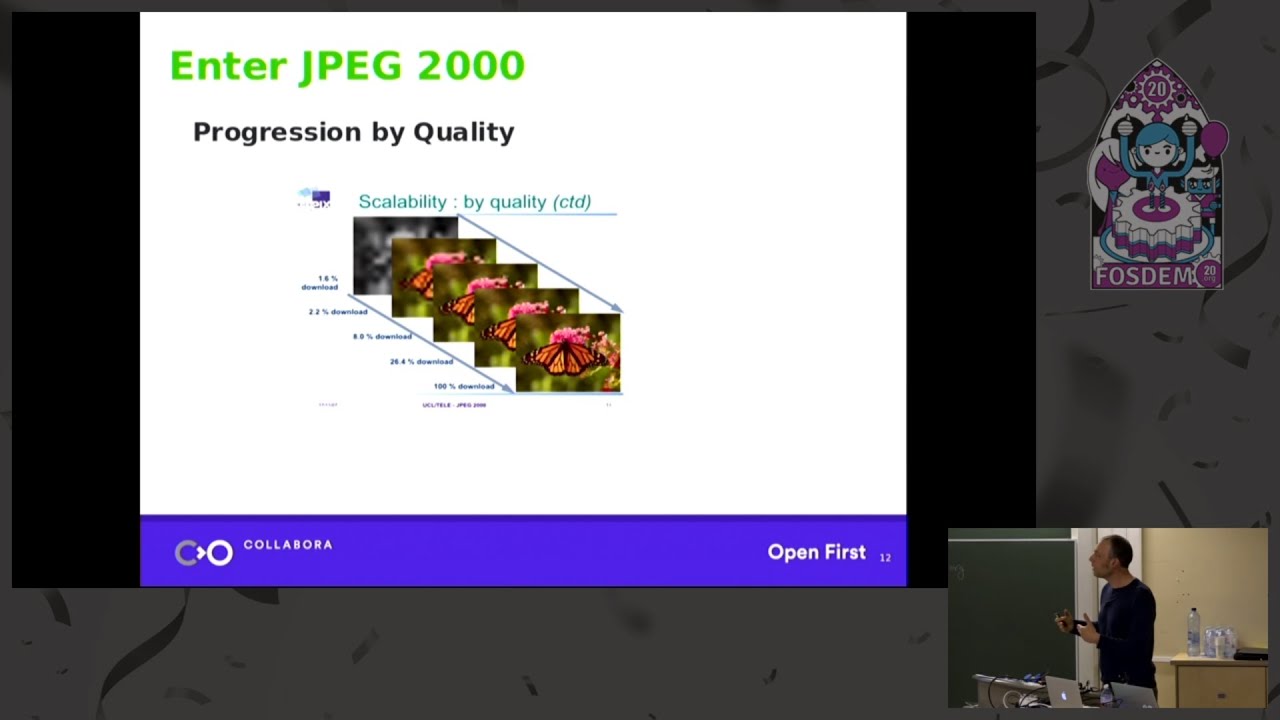 The Rise and Fall and Rise of JPEG2000 | FOSDEM 2020