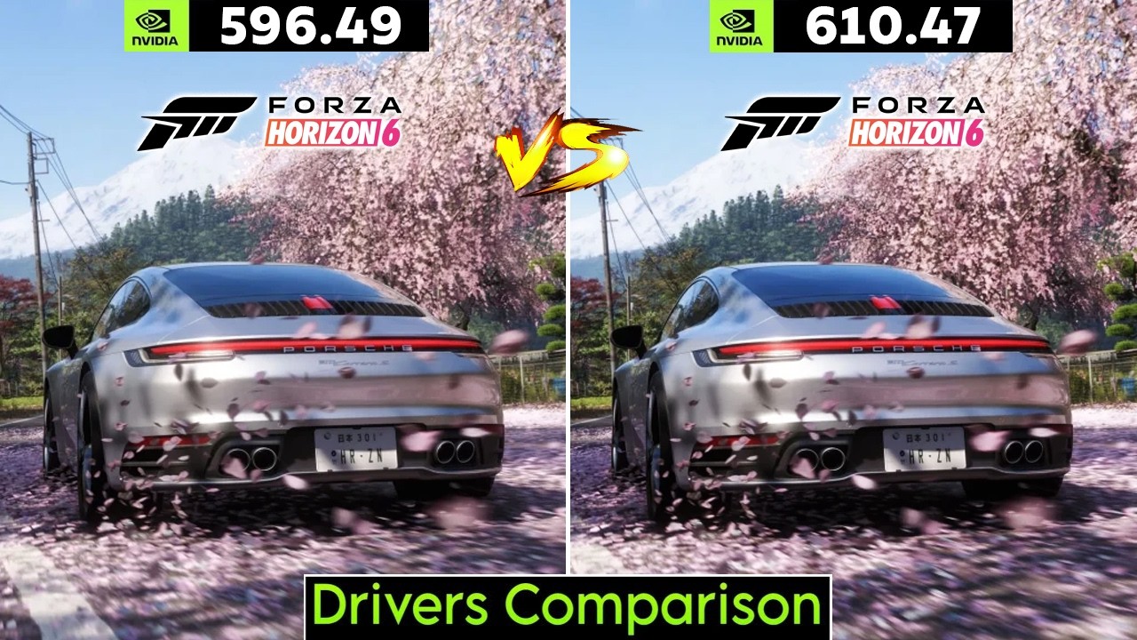Nvidia Driver Update 610.47 vs 596.49 Driver Comparison (RTX 3060)