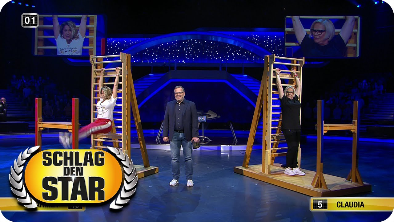 Sprossenwand | Carmen Geiss vs. Claudia Effenberg | Spiel 3 | Schlag den Star