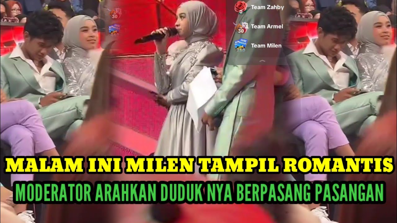 LIVE INDOSIAR ❗ MALAM INI MILEN TAMPIL ROMANTIS DUDUK NYA BERPASANG PASANGAN. 