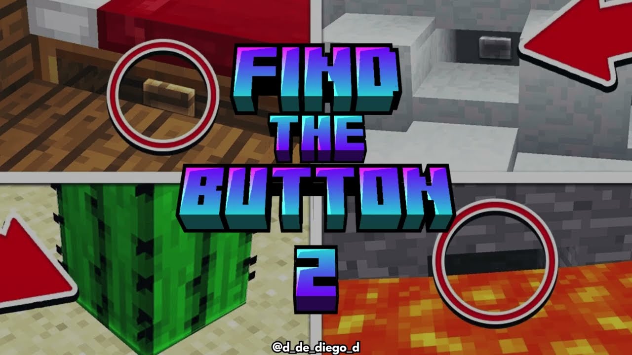 FIND THE BUTTON 2 TUTORIAL | MINECRAFT JAVA & BEDROCK