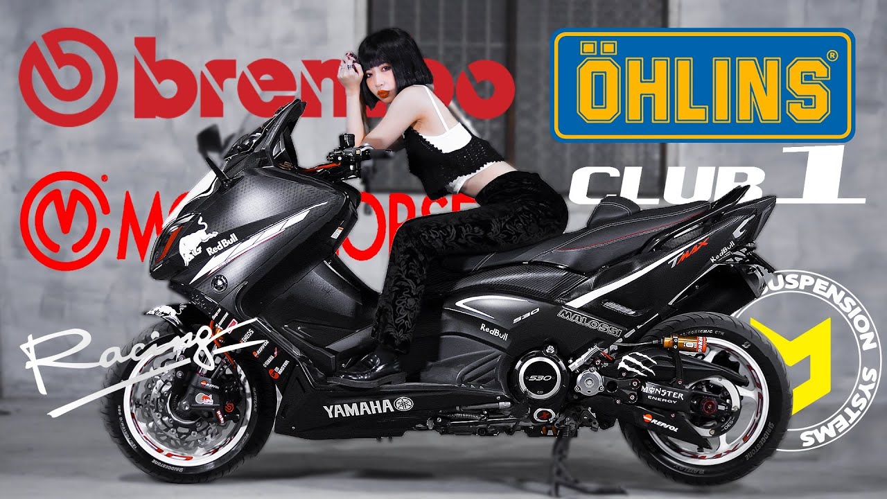 【深夜車庫】質感爆棚 T-max 🔥｜直列雙缸引擎直接高潮｜試騎 介紹｜#brembo #惡搞工廠 #motocorse #tmax_530 #yamaha #ohlins