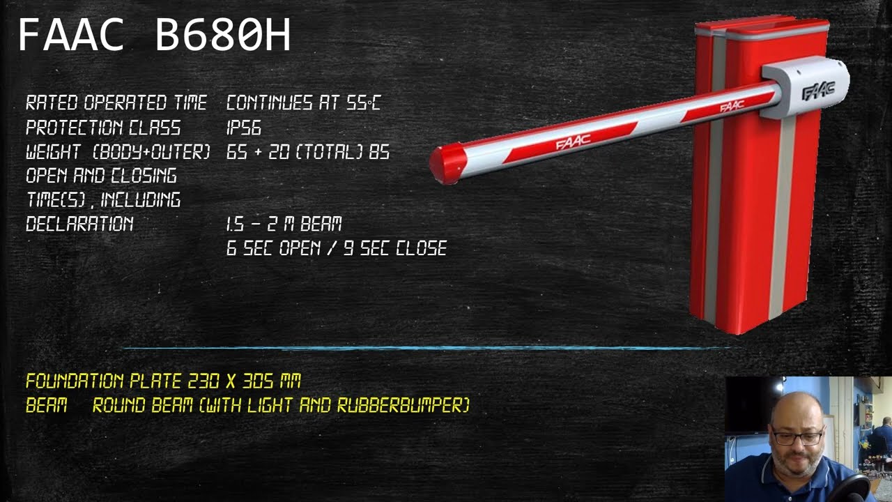 FAAC B680H Gate Operator | Installation, Features & Specifications