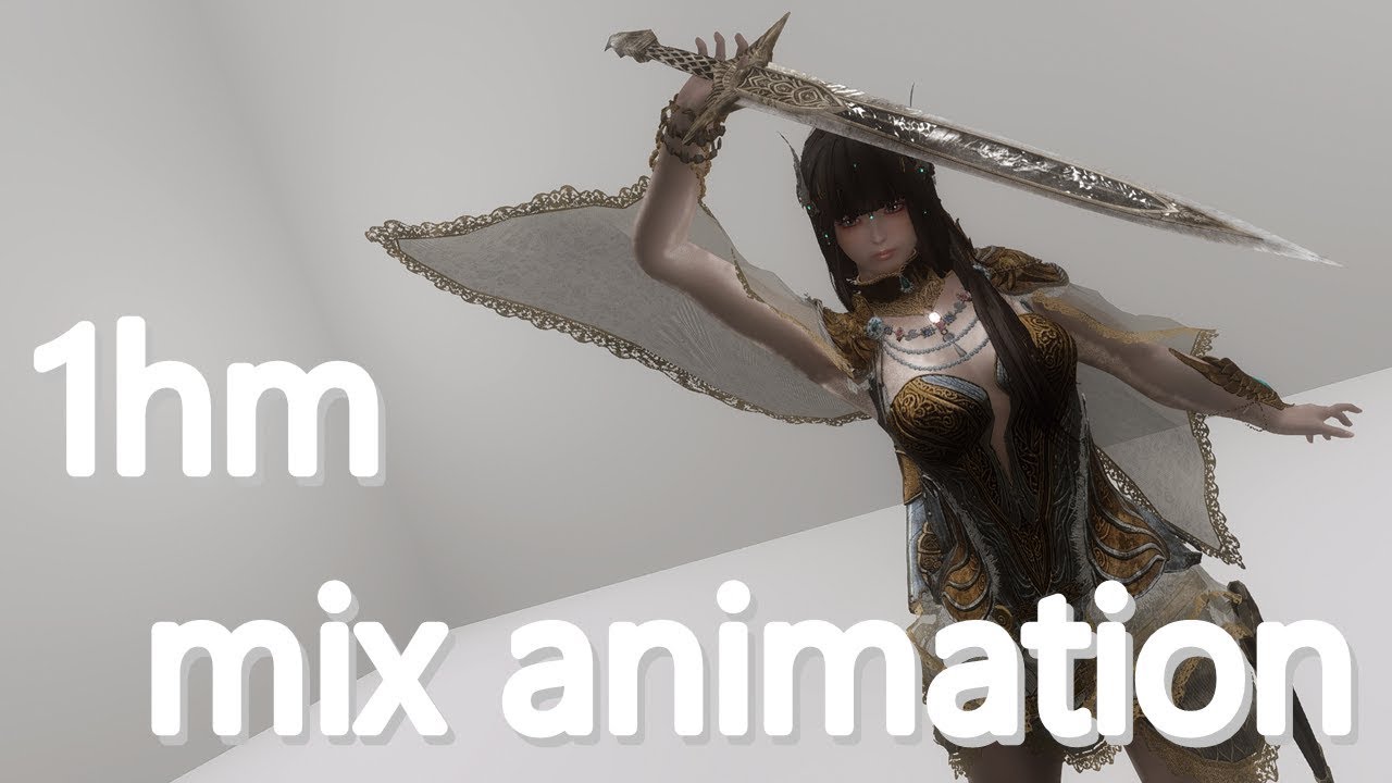 Skyrim mix animation 🤺 One handed  v1