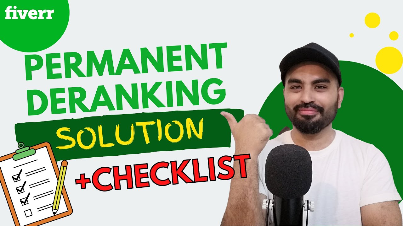 Get your Fiverr Gig Rank Again with FREE CHECKLIST - 2022