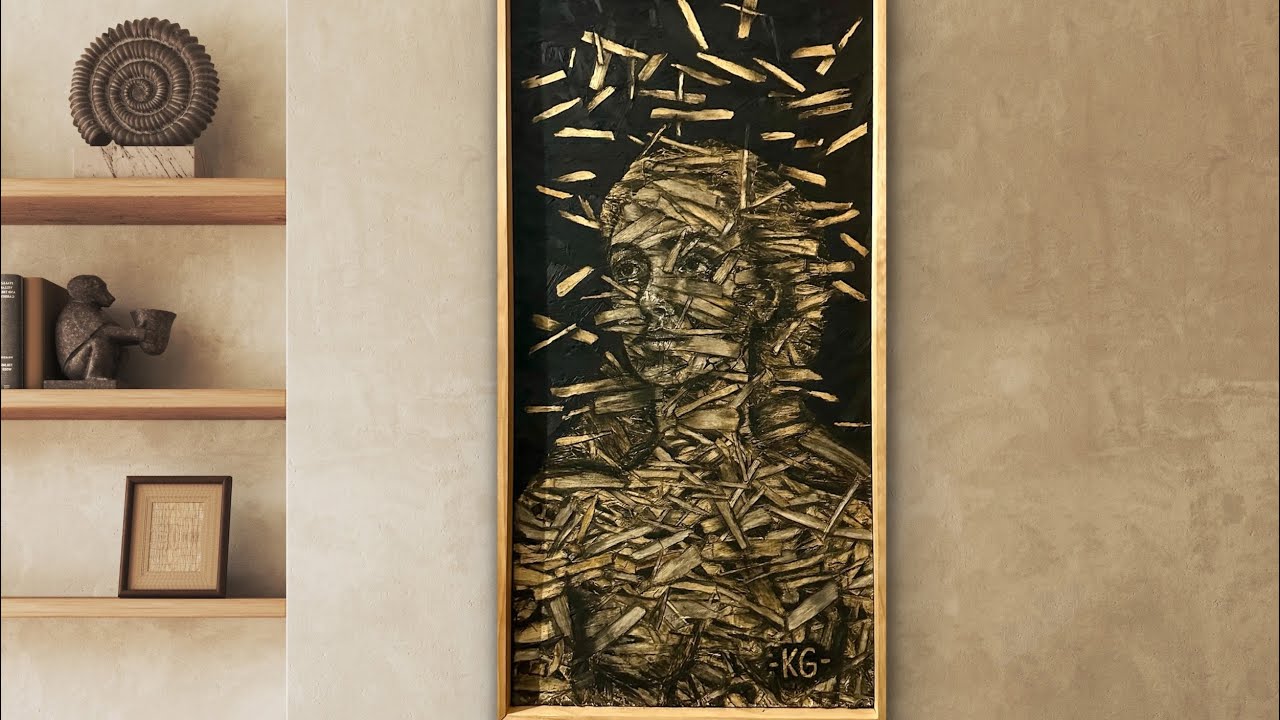 “Beautifully Broken” OSB Wood Art - by Karen Governale 