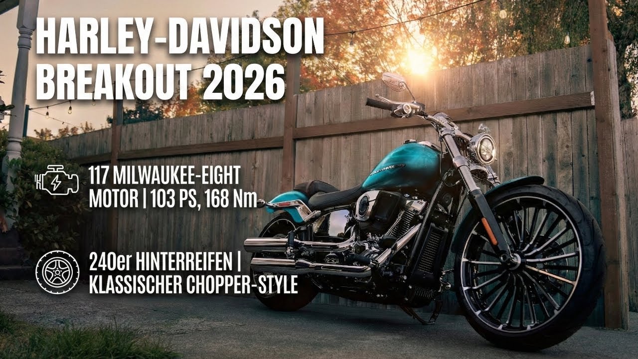 2026 Harley-Davidson Breakout mit 117er Milwaukee-Eight