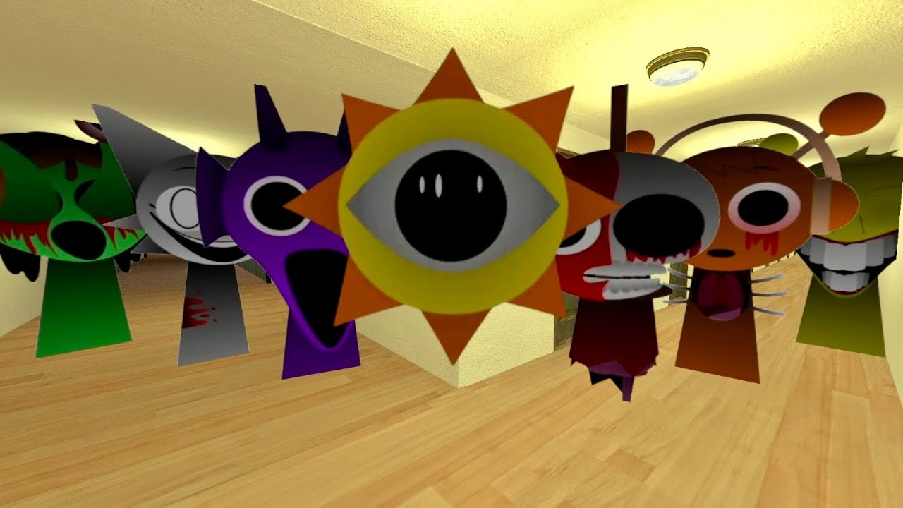 Whole Hotel Of Incredibox Sprunki Family Nextbot Gmod Pt 9